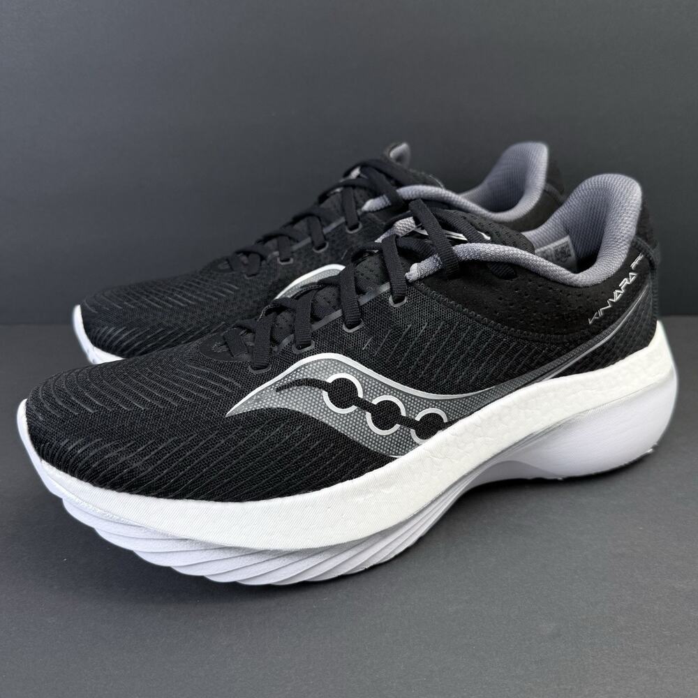 Saucony Kinvara Pro Men’s 12.5 Black White Running Shoes S20847-10